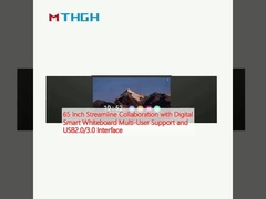 65 นิ้ว การทํางานร่วมกันแบบเรียบง่ายกับ Digital Smart Whiteboard การสนับสนุนหลายผู้ใช้งานและอินเตอร์เฟซ USB2.0/3.0