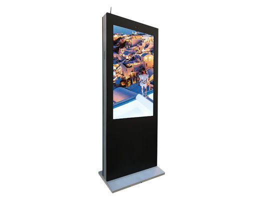 คุณภาพ  Weatherproof Outdoor Digital Signage Outdoor Touch Screen Kiosk OEM โรงงาน