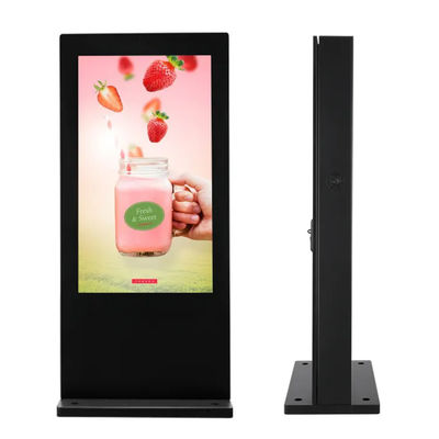 LCD การโฆษณา บอร์ดป้ายดิจิตอลภายนอก IP65 กันฝุ่น กันน้ํา