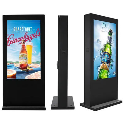 LCD การโฆษณา บอร์ดป้ายดิจิตอลภายนอก IP65 กันฝุ่น กันน้ํา