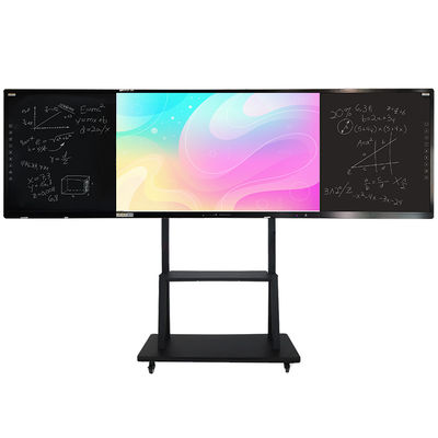 75 นิ้ว LED Smart Blackboard สําหรับโรงเรียนการสอน อินเทรคทีฟ 350 Cd / m2