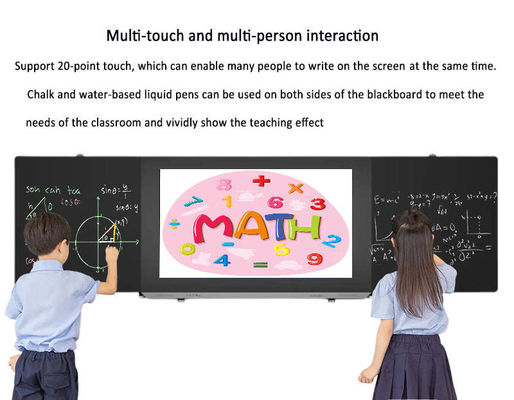 4K Smart Digital Blackboard Touch Screen พร้อมโปรเจกชั่นไร้สาย 75 นิ้ว