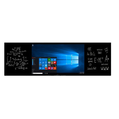 86 นิ้ว อินเตอร์เอกทีฟ แพลท แพนลิส์ ดําสําหรับห้องเรียน OEM