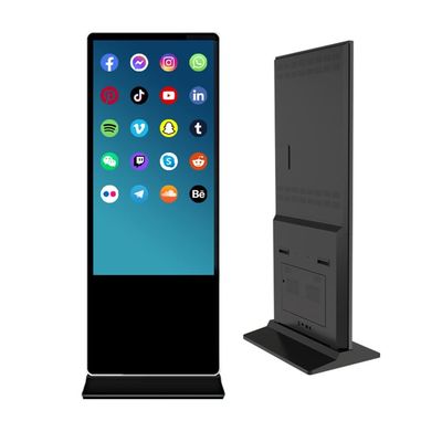 8GB Storage Floor Standing Digital Signage สําหรับโฆษณาภายในห้อง