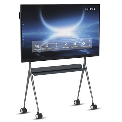 กระดานสีขาวแบบสัมผัสอินเตอร์เอ็กเตอร์ 75 นิ้ว พร้อมแผ่นจอ LCD