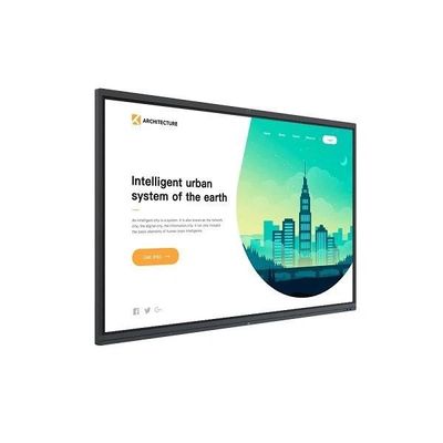 86 นิ้ว 4k สัมผัสอินเตอร์เอ็กเตอร์คอม สกรีนไวท์บอร์ด คณะกรรมการสอนภาษาอังกฤษ