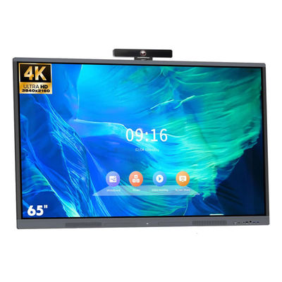 65 นิ้ว สัมผัสอินเตอร์เอ็กเตอร์คอม บอร์ดสีขาว All-In-One