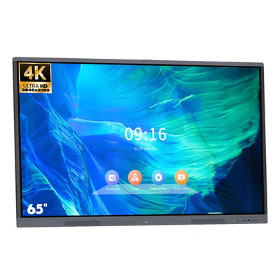 65 นิ้ว สัมผัสอินเตอร์เอ็กเตอร์คอม บอร์ดสีขาว All-In-One