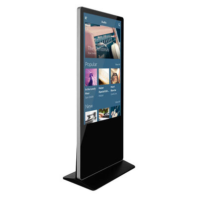 ภายในพื้นยืน LCD ภาพป้ายดิจิตอล ด้วย WiFi Bluetooth USB Connectivity