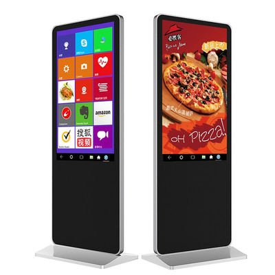 8GB Storage Floor Standing Digital Signage สําหรับโฆษณาภายในห้อง