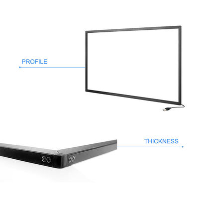 มอนิเตอร์จอสัมผัสอินฟราเรด DC 5V พร้อม RS485 RS232 การสื่อสาร