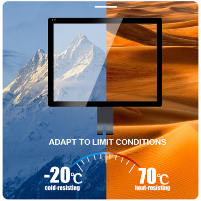 TFT-LCD Capacitive Touch Screen Capacitive Touch Monitor 10 0 นาฬิกา มุมมอง