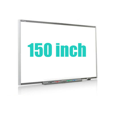 4K 150 นิ้ว อินเตอร์เอ็กทรอนิกส์สมาร์ทไวท์บอร์ดสําหรับห้องเรียน