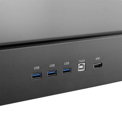 บอร์ดจอสัมผัสอินเตอร์เอ็กเตอร์ 86 นิ้ว พร้อม USB สําหรับการเรียนการสอนการประชุม