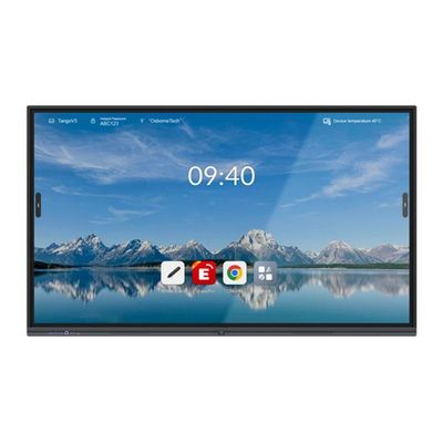 65 นิ้ว Black Frame อินเตอร์เอคทีฟ ทัชสกรีน Whiteboard พร้อมเครื่องเสียง 1x10W
