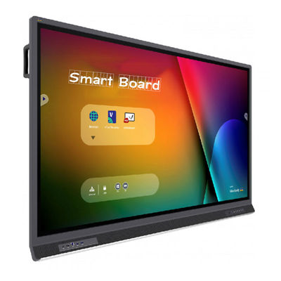 หน้าจอสัมผัสอินเตอร์เอกทีฟ สีดํา 86 นิ้ว WhiteBoard With 4G/8G Memory optional