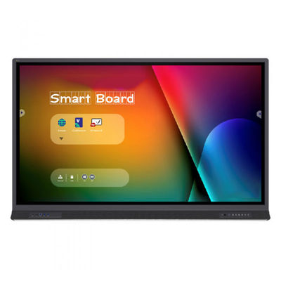 หน้าจอสัมผัสอินเตอร์เอกทีฟ สีดํา 86 นิ้ว WhiteBoard With 4G/8G Memory optional