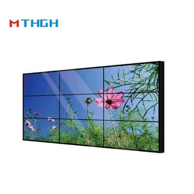 55 นิ้ว ความสว่าง 500cd / m2 LCD Splicing Screen 1200: 1 ความละเอียดต่าง 3.5mm Seams