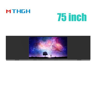 หน้าจอสัมผัสอินเตอร์เอกทีฟ 75 นิ้ว แบล็คบอร์ดฉลาด แพเนล LED 500cd / M2 การศึกษาโรงเรียน