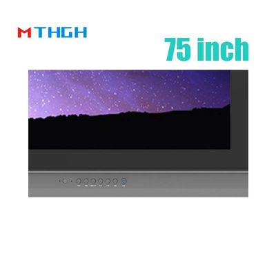 หน้าจอสัมผัสอินเตอร์เอกทีฟ 75 นิ้ว แบล็คบอร์ดฉลาด แพเนล LED 500cd / M2 การศึกษาโรงเรียน