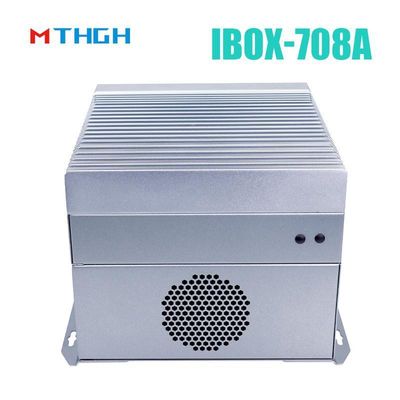 I3 6100T Quad Core Fanless Industrial Mini PC พร้อมปัสดุไฟฟ้า 12V DC และ SSD 64G
