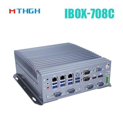 IBOX-708C อุตสาหกรรม มินิคอมพิวเตอร์ รองรับ HDMI/DP/VGA 6*COM 8*USB30