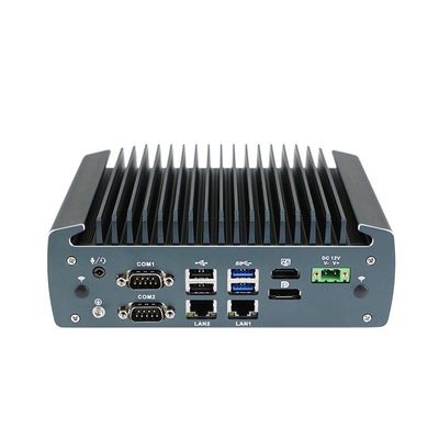 IBOX-1226 J6412 มินิคอมพิวเตอร์อุตสาหกรรมไร้พัดลม พร้อม RAM 32GB และการเข้า DC 12V