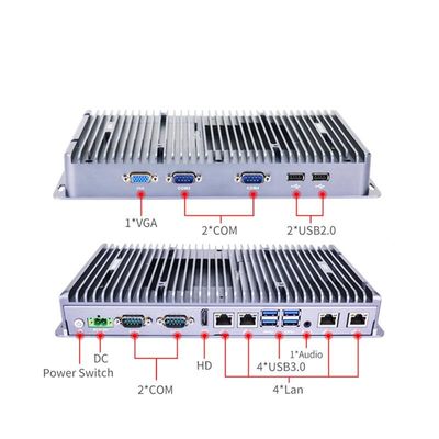 IBOX-3046 เครื่องประมวลผลอุตสาหกรรมขนาดเล็ก 10110U ที่ไม่มีพัดลม