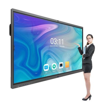 110 นิ้ว ห้องประชุม All-In-One Touch Screen Whiteboard ความสว่าง 350cd/M2