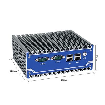 นาโนไทเทเนียม สีเทา อุตสาหกรรม มินิคอมพิวเตอร์ N11 DC 12V Input 2XIntel I210-AT/I211-AT 1000M