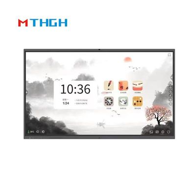 86 นิ้ว 4K HD เวลาตอบสนอง หน้าจอสัมผัส กระดานสีขาวปฏิสัมพันธ์ สําหรับห้องประชุม