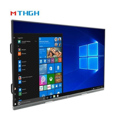 110 นิ้ว อินเตอร์เอกทีฟ ทัชไวท์บอร์ด 350cd / M2 ความสว่างสไลด All-In-One Machine