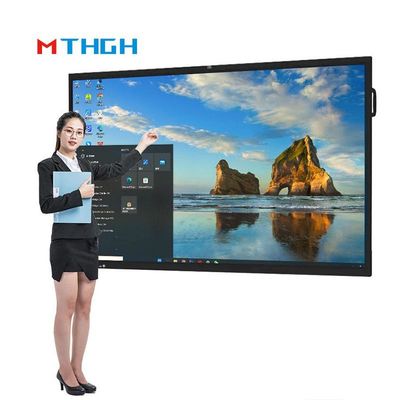 110 นิ้ว อินเตอร์เอกทีฟ ทัชไวท์บอร์ด 350cd / M2 ความสว่างสไลด All-In-One Machine