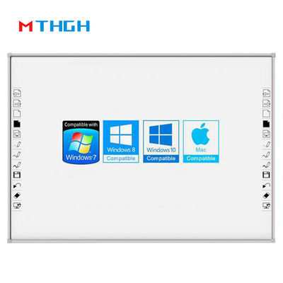 86 นิ้ว สัมผัส Whiteboard สมาร์ท ดิจิตอล Whiteboard 10 จุดสัมผัส