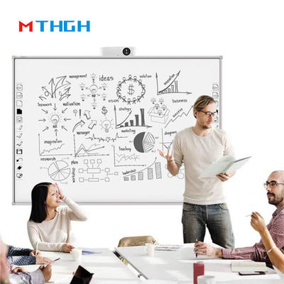 86 นิ้ว สัมผัส Whiteboard สมาร์ท ดิจิตอล Whiteboard 10 จุดสัมผัส