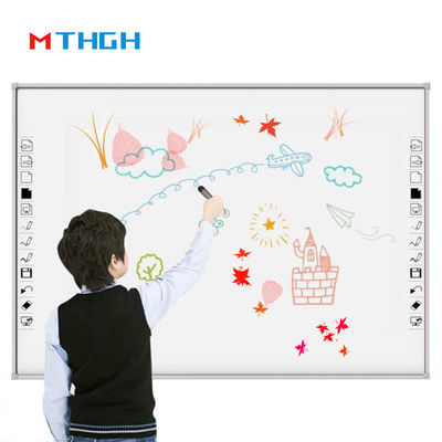 86 นิ้ว สัมผัส Whiteboard สมาร์ท ดิจิตอล Whiteboard 10 จุดสัมผัส