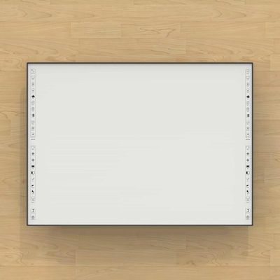 96 นิ้ว Capacitive Touch Interactive Whiteboard 3840X2160 ความละเอียด 180 จุด/วินาที ความเร็วของคอร์เซอร์