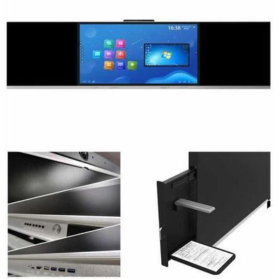 MTHGH 65 นิ้ว 4K Flat Writing Panel Smart Digital Blackboard พร้อมที่เก็บของ 64GB และความแรงไฟเข้า 180-260V