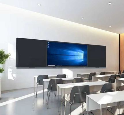 MTHGH 65 นิ้ว 4K Flat Writing Panel Smart Digital Blackboard พร้อมที่เก็บของ 64GB และความแรงไฟเข้า 180-260V