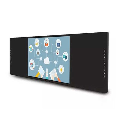 MTHGH 65 นิ้ว 4K Flat Writing Panel Smart Digital Blackboard พร้อมที่เก็บของ 64GB และความแรงไฟเข้า 180-260V