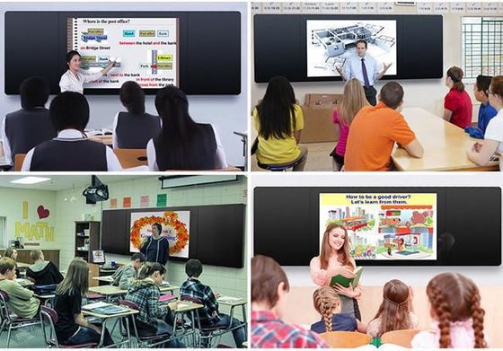 MTHGH 65 นิ้ว 180-260V AC Input Voltage Smart Digital Blackboard พร้อมอินเตอร์เฟซ USB2.0/3.0 และ 4GB แรม
