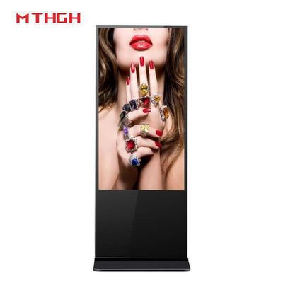 43 นิ้ว Wall Mount Floor Standing Digital Display กับ Wi-Fi บลูทูธ และ USB