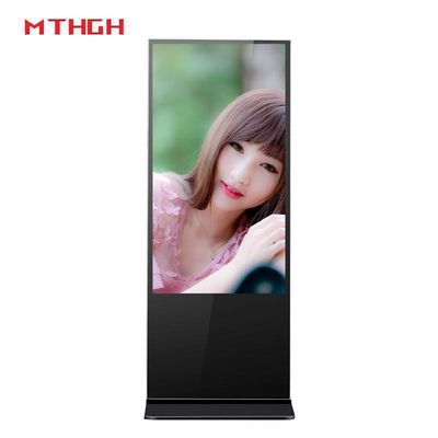 43 นิ้ว Wall Mount Floor Standing Digital Display กับ Wi-Fi บลูทูธ และ USB