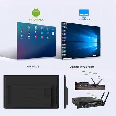 บอร์ดนําเสนอการสัมผัสแบบอินเตอร์เอคทีฟ บอร์ดนําเสนอการสัมผัสแบบ Multi-Touch 20 จุดสัมผัส สําหรับห้องเรียน