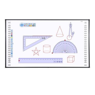 86 นิ้ว Smart Interactive Whiteboard การแก้ไขที่สมบูรณ์แบบสําหรับการศึกษา การฝึกอบรมและความต้องการการประชุม