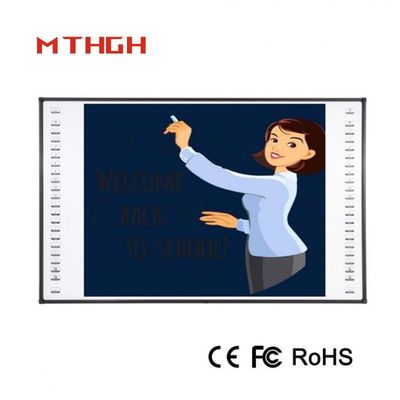 106 นิ้ว Smart Infrared Conference Interactive Whiteboard การควบคุมด้วยนิ้วมือง่าย I3/I5/I7/I9 CPU