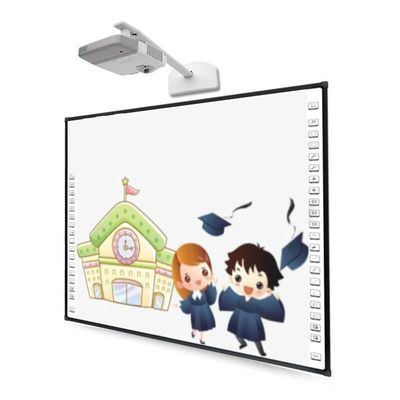 106 นิ้ว Smart Infrared Conference Interactive Whiteboard การควบคุมด้วยนิ้วมือง่าย I3/I5/I7/I9 CPU
