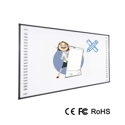 106 นิ้ว Smart Infrared Conference Interactive Whiteboard การควบคุมด้วยนิ้วมือง่าย I3/I5/I7/I9 CPU