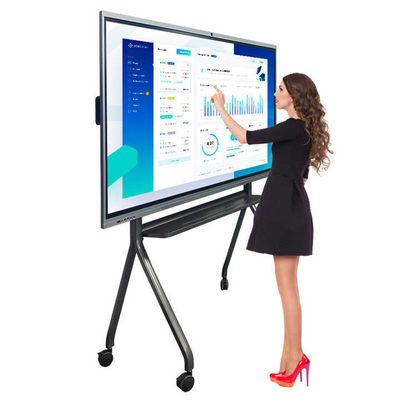 65 นิ้ว ความสว่าง 350cd / M2 สัมผัสอินเตอร์เอ็กซ์เครน Whiteboard With Software สัมผัสอินเตอร์เอ็กซ์เครน Whiteboard โปรแกรม OPS PC