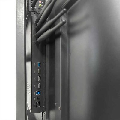 หน้าจอสัมผัสอินเตอร์เอ็กทีฟ 65 นิ้ว กระดานสีขาว แผ่นจอ 4K หน้าจอสมาร์ท พร้อมจุดอินฟราเรด 10/20 และ Android 130